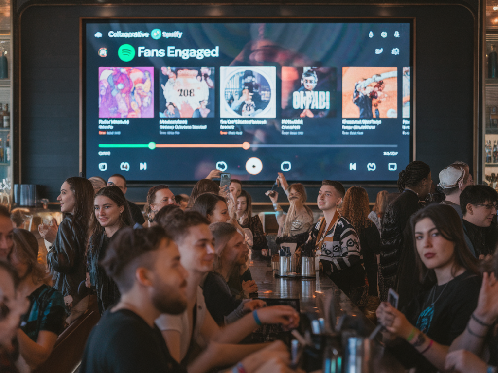 Quelle playlist spotify collaborative lancer pour transformer 50 clients d’un bar en 10 fans engagés
