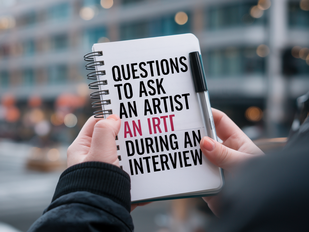 comment préparer une première interview d’artiste: questions qui révèlent et pièges à éviter